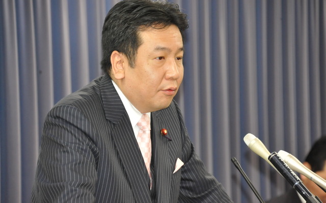 枝野幸男経産相（29日・経産省）