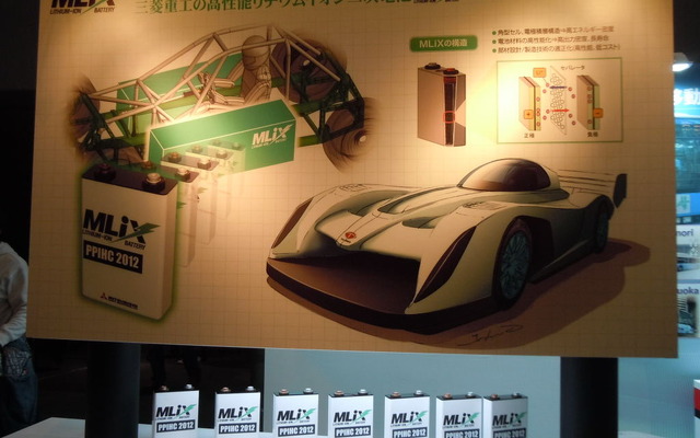 三菱重工・EVレースカー向けリチウムイオン電池
