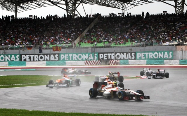 カーティケヤン（HRT。3月25日、F1マレーシアGP）