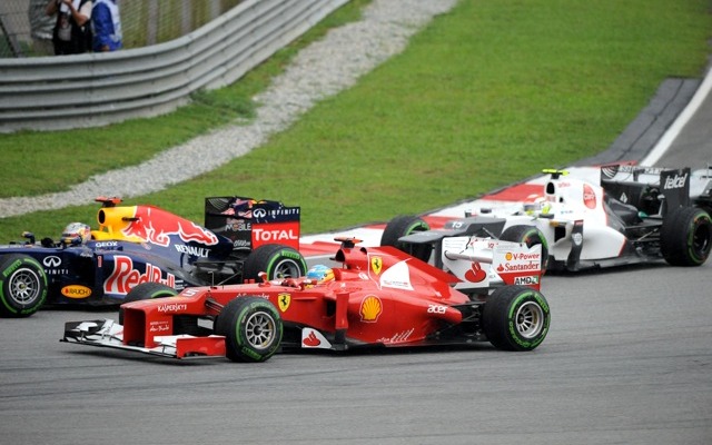 アロンソ（フェラーリ。3月25日、F1マレーシアGP）