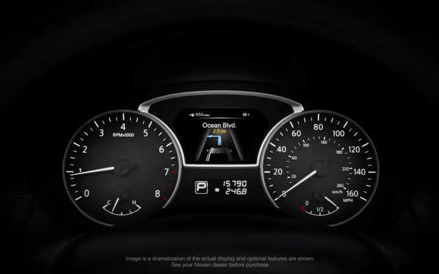 アドバンスド・ドライブアシスト・ディスプレイが組み込まれる新型日産アルティマのメーター