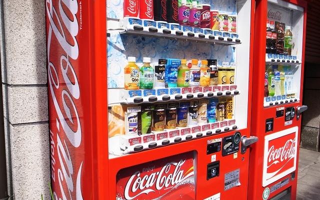 コカ・コーラ社製の自販機