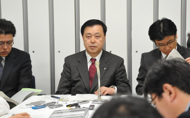 東京電力の会見（30日・千代田区）