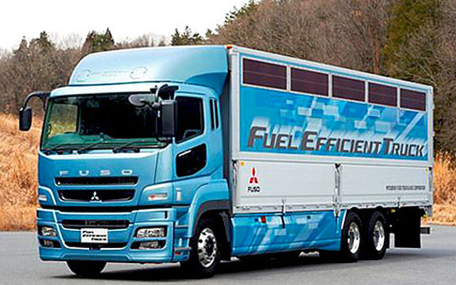 三菱ふそうトラック・バス 大型トラック向け低燃費技術を盛り込んだ FUEL EFFICIENT TRUCK