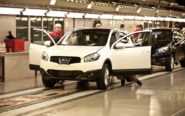 日産キャシュカイ現行（日本名：デュアリス）を生産する英国サンダーランド工場