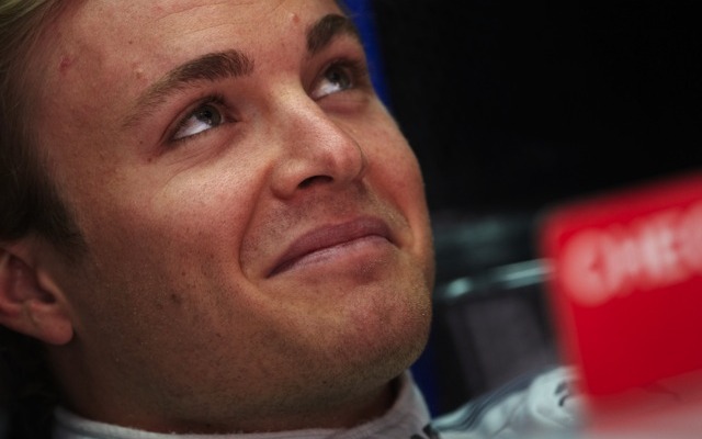 ロズベルグ（メルセデスAMG。4月14日、F1中国GP予選）