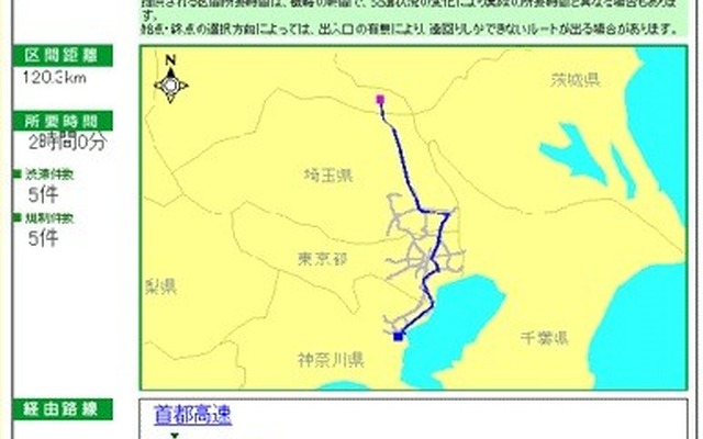 パソコンで最短ルート検索——。