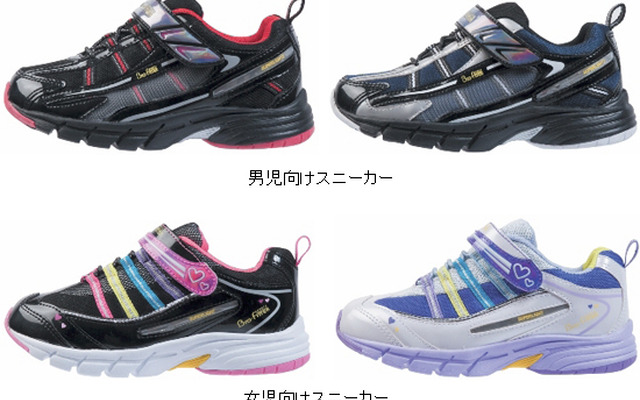 チヨダの子供用安全灯スニーカー、バイオフィッタースポーツ