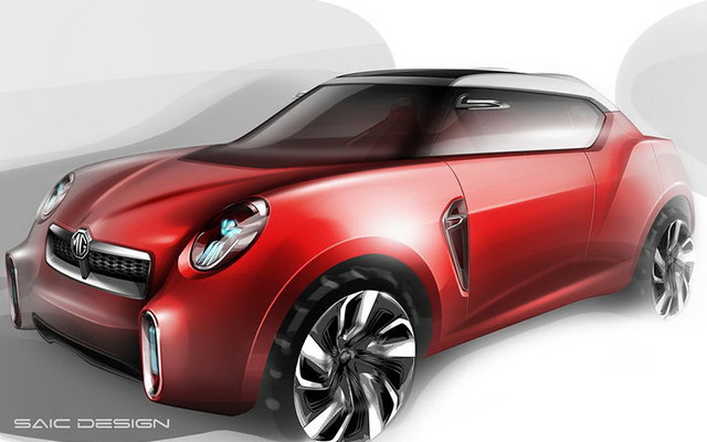 MGのコンセプトカー、ICONのティーザースケッチ