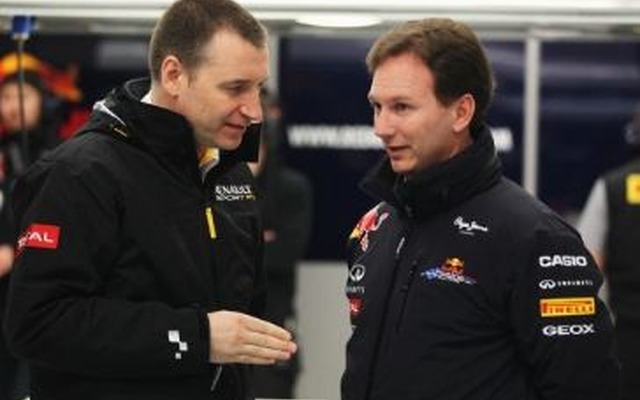 レッドブル・ホーナー代表（左）