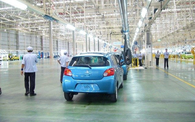 三菱 ミラージュ 生産現場をチェック!?…タイ新工場