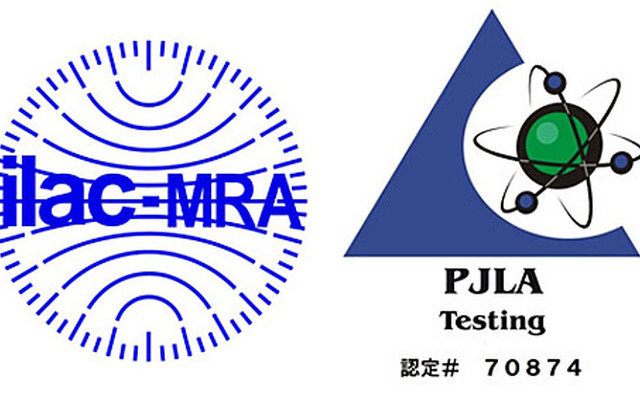 横浜ゴム、「ISO/IEC17025」の認定取得を示すロゴマーク