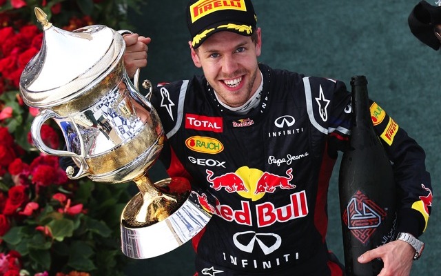 ベッテル（レッドブル、F1バーレーンGP決勝）