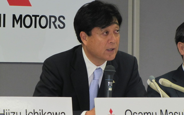 三菱自動車益子修社長（2012年3月決算会見）