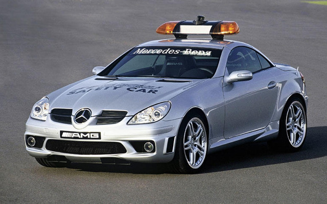 メルセデスベンツSLK55AMGのセーフティカー…イギリスGP