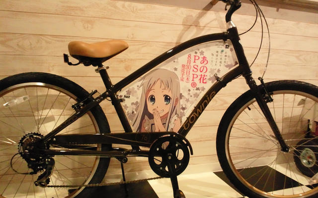 『あの日見た花の名前を僕達はまだ知らない。』コラボ自転車が登場   