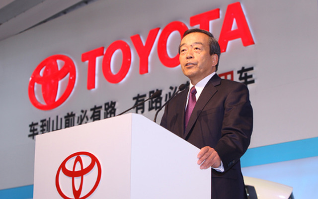 トヨタ 副会長に内定している内山田竹志副社長