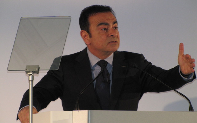 日産2012年3月期決算会見　カルロス・ゴーン社長