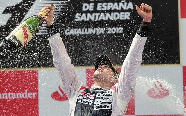2012年F1スペインGPで優勝したウィリアムズのパストール・マルドナド