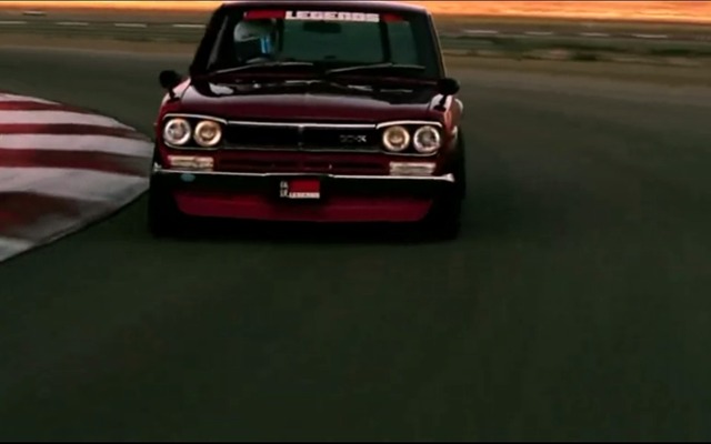 初代日産スカイラインGT-R（動画キャプチャー）