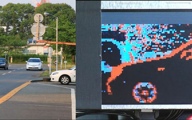 ZMP、OpticalFlow-Zの実車実験の様子
