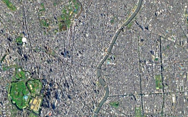 右上に東京スカイツリー