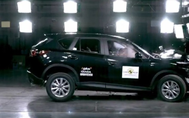 ユーロNCAPが実施したマツダ CX-5の衝突テスト