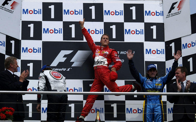 【F1ドイツGP】決勝…優勝シューマッハより2位ホンダ!!