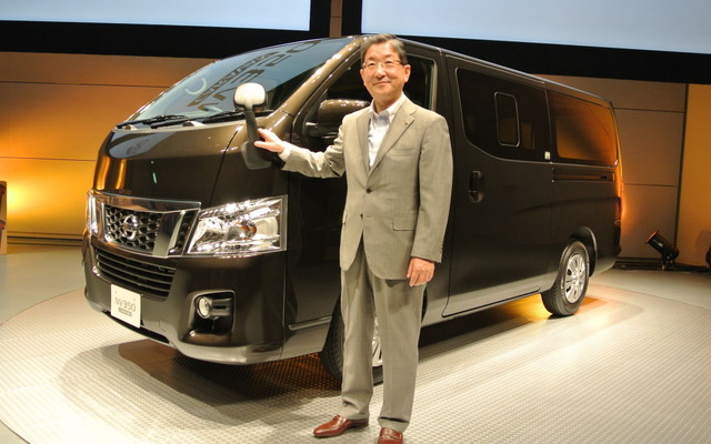 日産・新型NV350キャラバン発表会