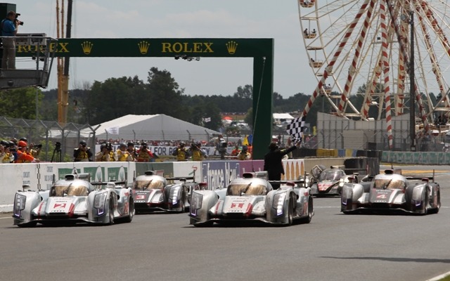 【ルマン24時間 2012】最後の試練を乗り越えて1・2・3フィニッシュを果たしたアウディ