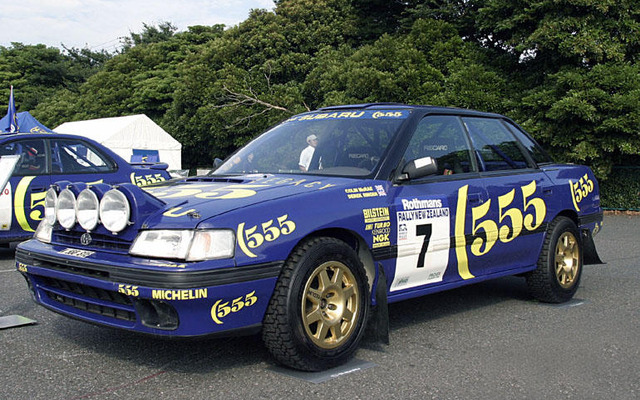 【スバルWRC歴代　写真蔵】1993レガシィRS　ニュージーランド・ラリー車