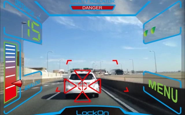 カーメイト／ドライブメイト・ロックオン 前方車両認識