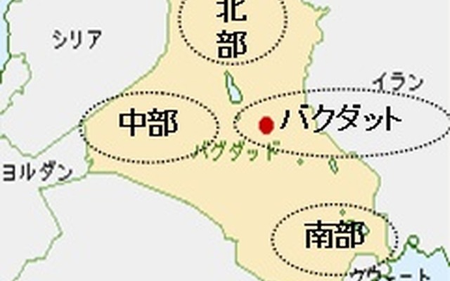 イラクにおける変電所新設地域