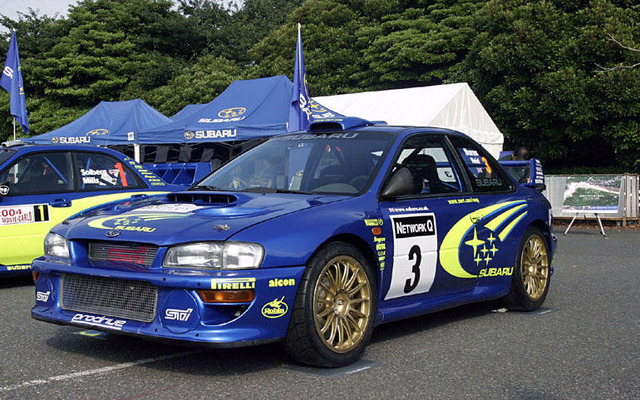 スバルWRC歴代 写真蔵】2000インプレッサ WRC2000 英国・ラリー