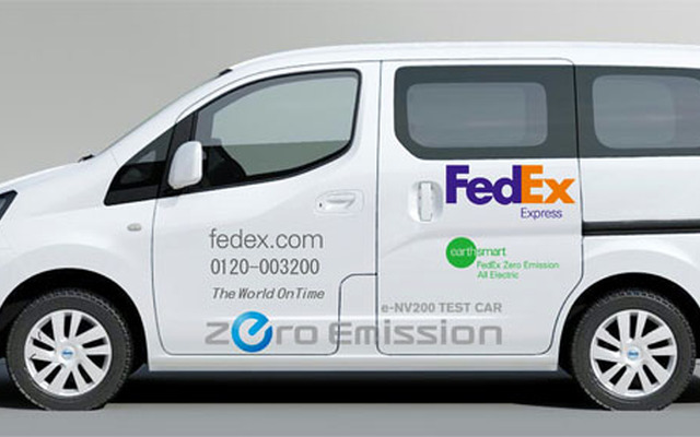 e-NV200 フェデックス向けモニター車