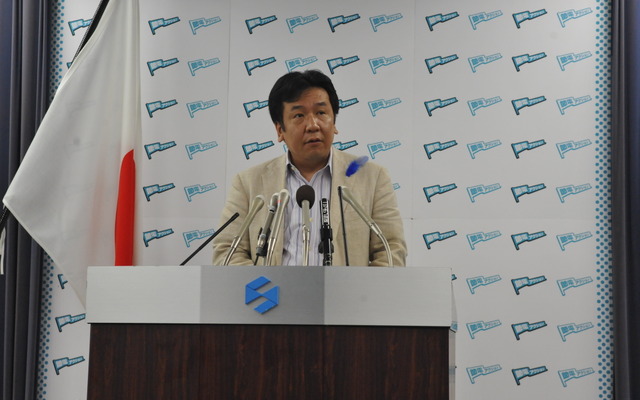 枝野幸男経済産業相（13日・経産省）