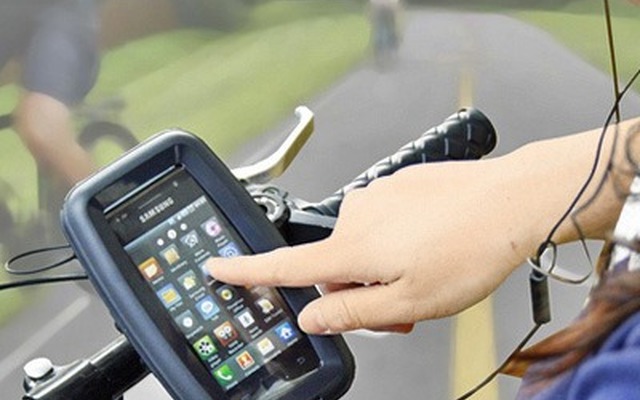 エバーグリーン、自転車用防水スマホケース