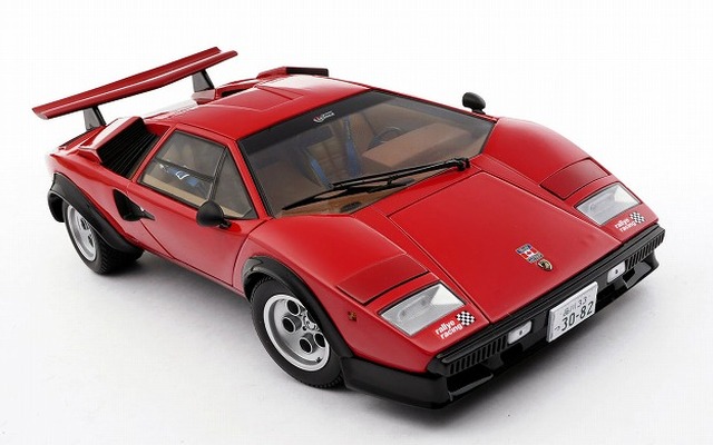 京商、幻のスーパーカー ウルフカウンタックのミニチュアカーを 京商、幻のスーパーカー ウルフカウンタックのミニチュアカーを