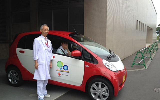 諏訪赤十字病院が導入するi-MiEV