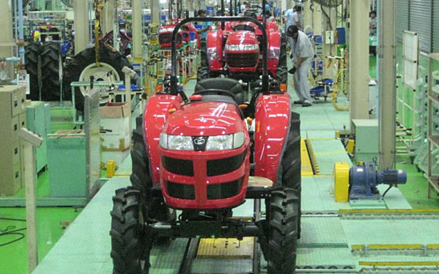 タイ・ヤンマーSP トラクター工場 組み立てライン