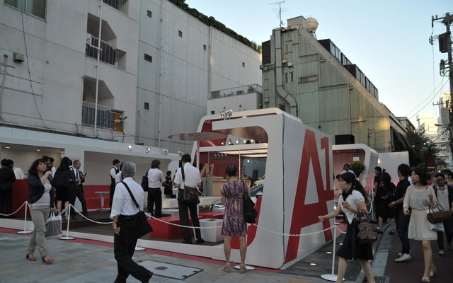 アウディ A1 Shop Terrace Tokyo を10月31日まで表参道にオープン