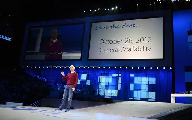Windows 8のリリース日はMicrosoft Global Exchange（MGX）カンファレンスで発表された