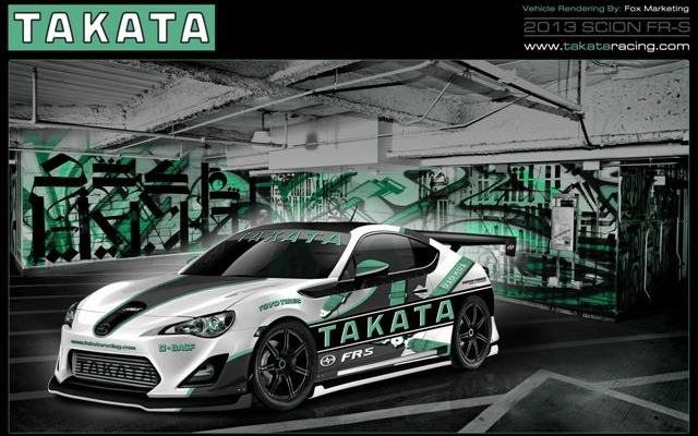 フォックスマーケティング社が予告しているサイオンFR-S（トヨタ86）のレーシングカー