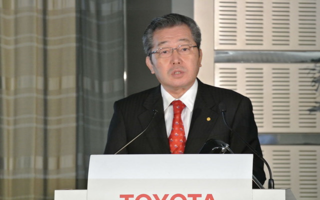 トヨタ自動車第1四半期決算会見（2012年）