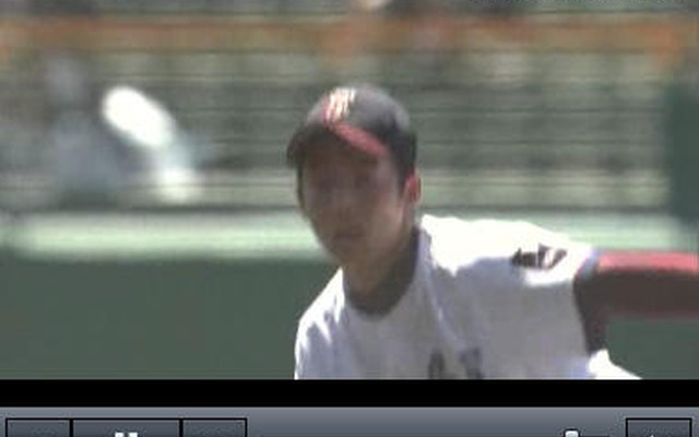 松井裕樹投手の投球シーン