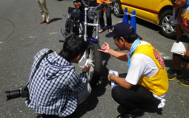 ダンロップ 二輪車用タイヤの安全点検