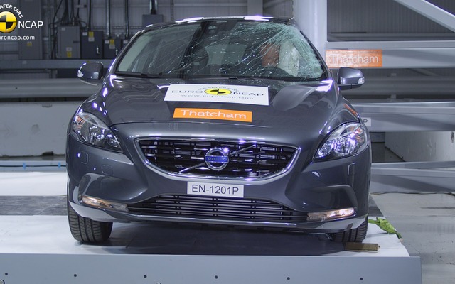 ユーロNCAPの新型ボルボV40の衝突テスト