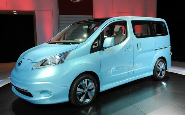 日産NV200（日本名：NV200バネット）をベースに開発された商用EVコンセプトカー、e-NV200（デトロイトモーターショー12）