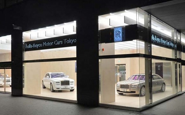 ロールス・ロイス、東京ショールーム