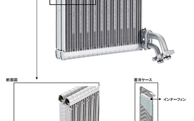 新開発の蓄冷エバポレーター